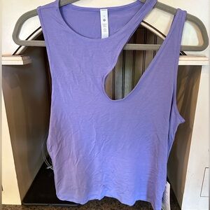 NWT Lululemon cut out tank size 8